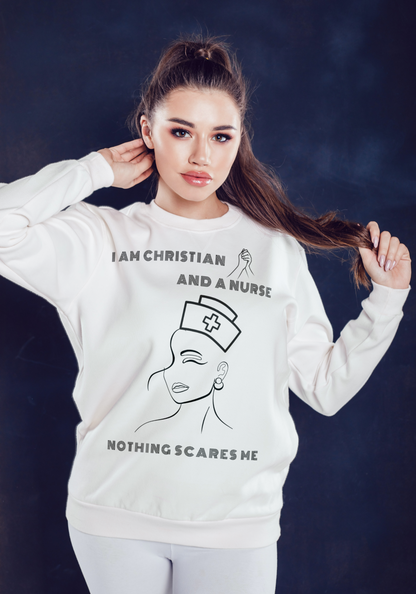 I am Christian and a Nurse - Classic Unisex Crewneck Sweatshirt